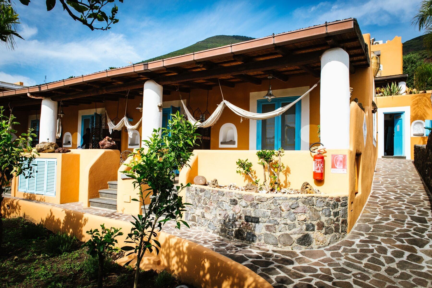 Hotel Mamma Santina Santa Marina Salina Buitenkant foto